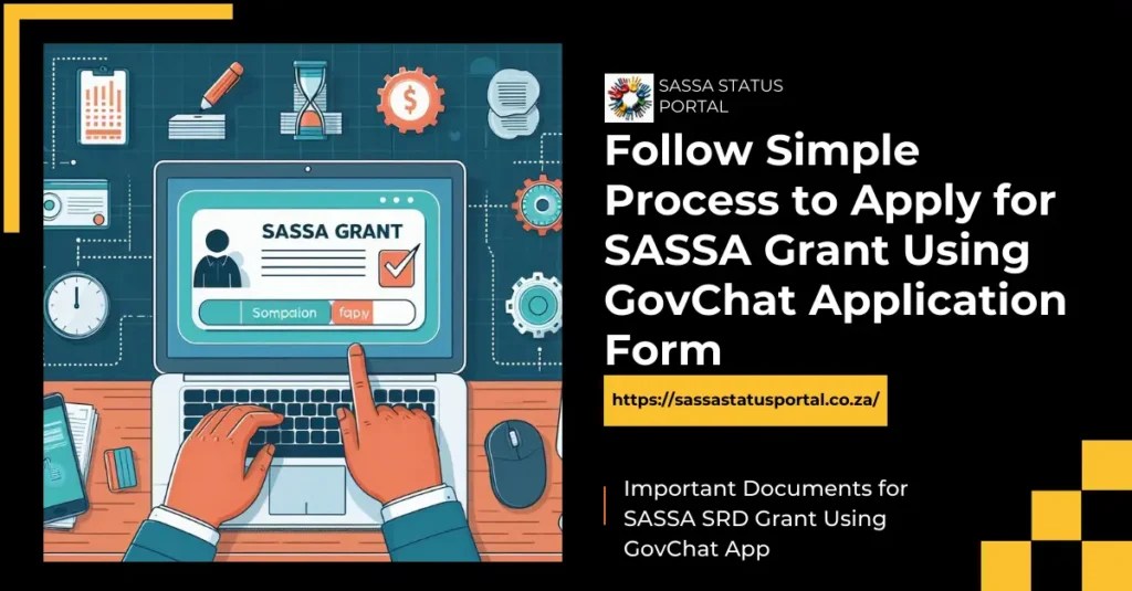 GovChat SASSA Application Form For SASSA SRD R350
