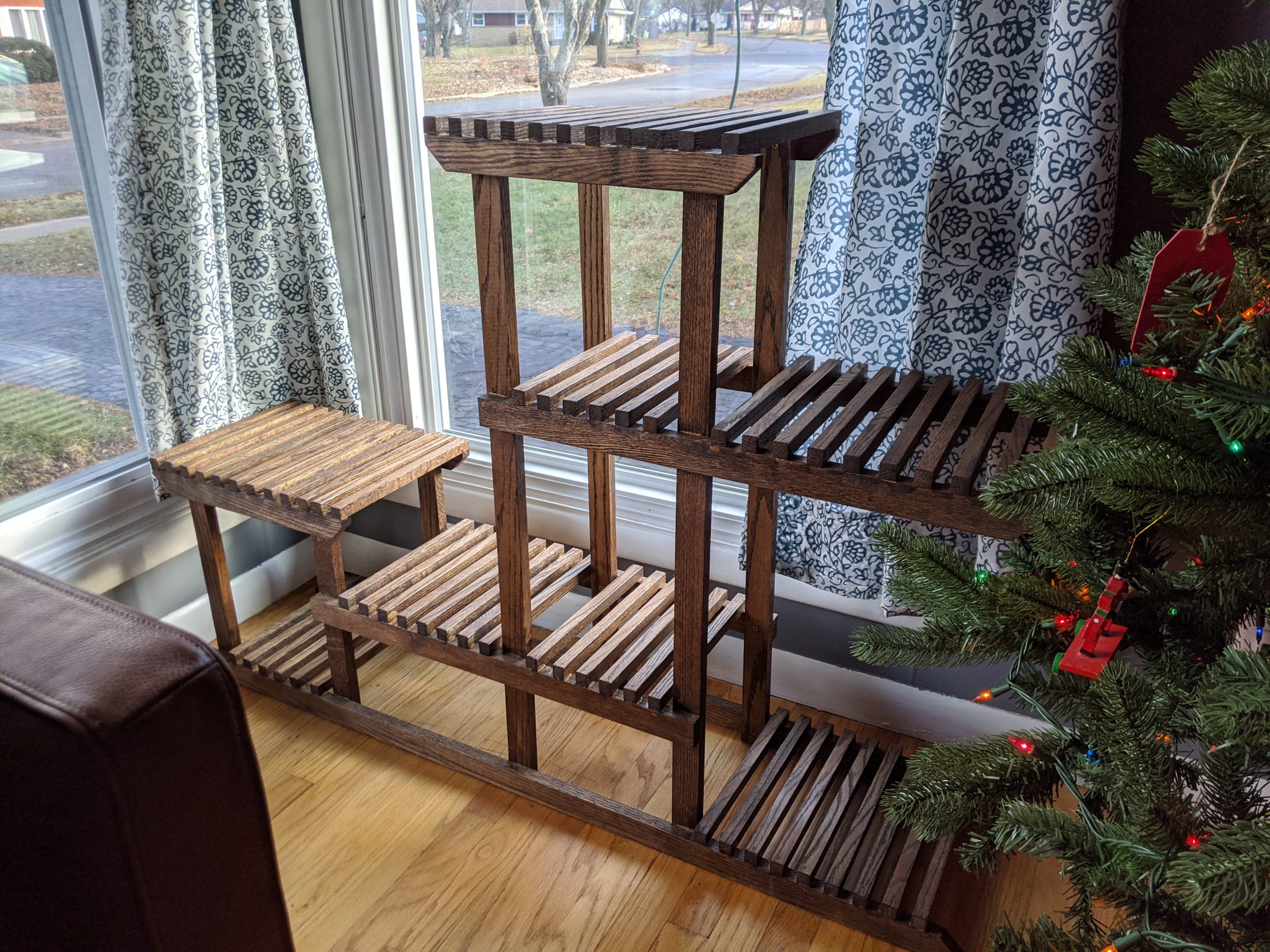 Plant stand in the window