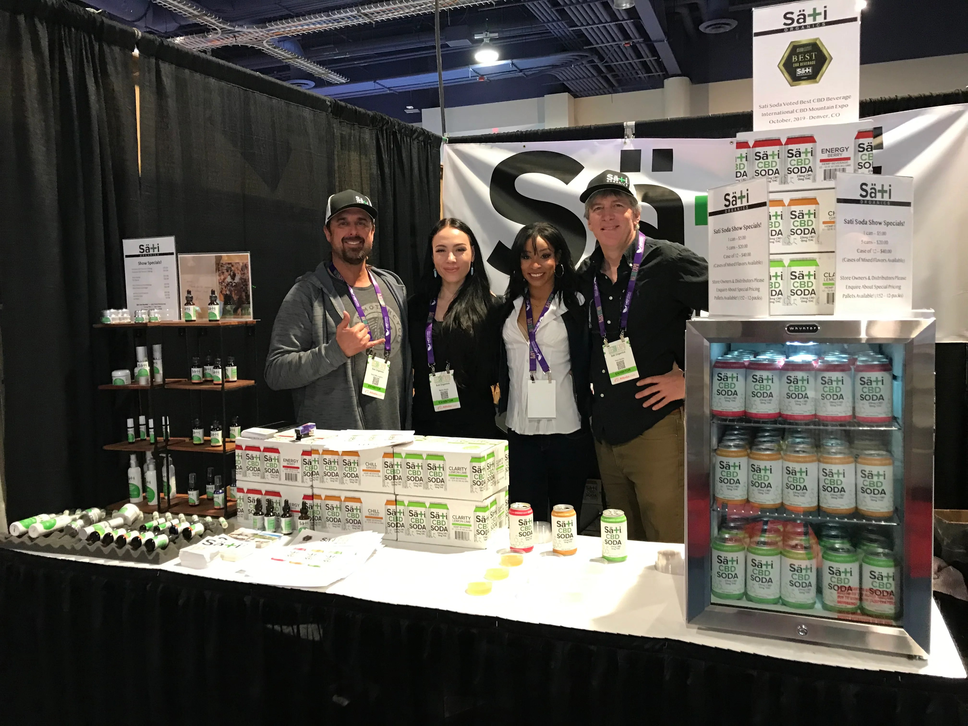 USA CBD EXPO VEGAS Sati Soda