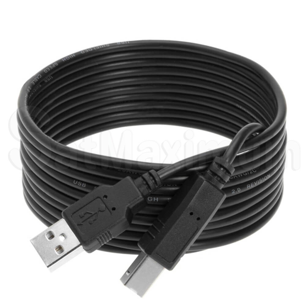 USB 2.0 type A male to B male Printer Cable, Black