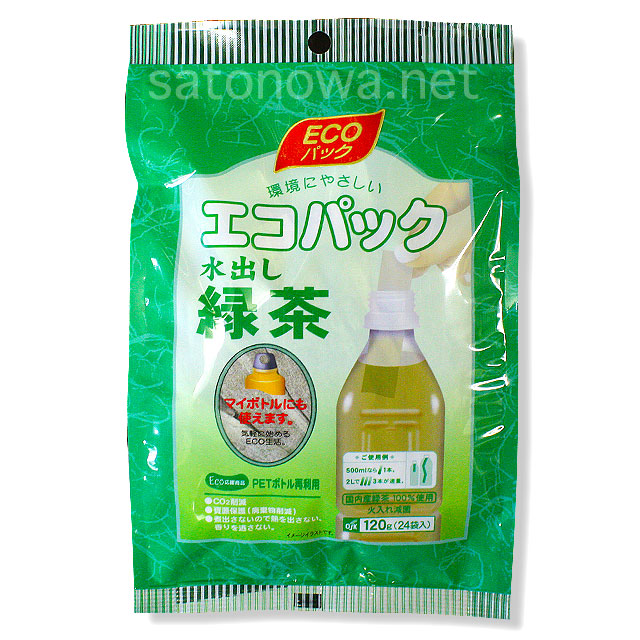 エコパック緑茶24袋 ペットボトル用緑茶さとのわ