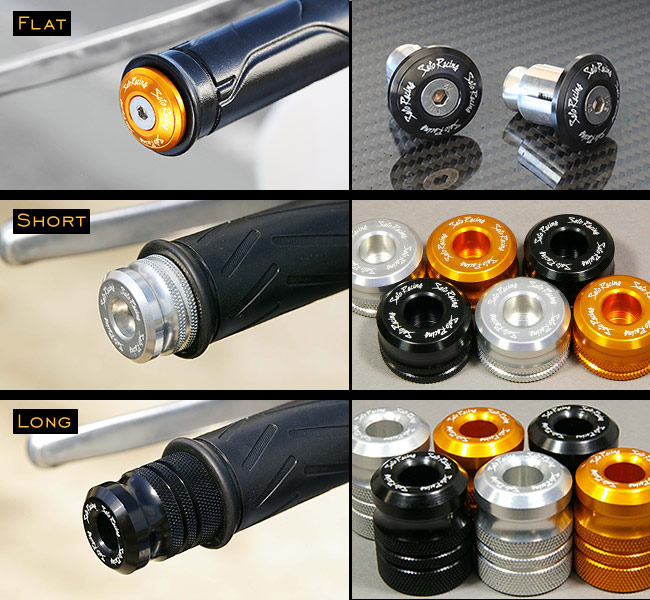 SATO RACING Handle Bar Ends + Lever Guards