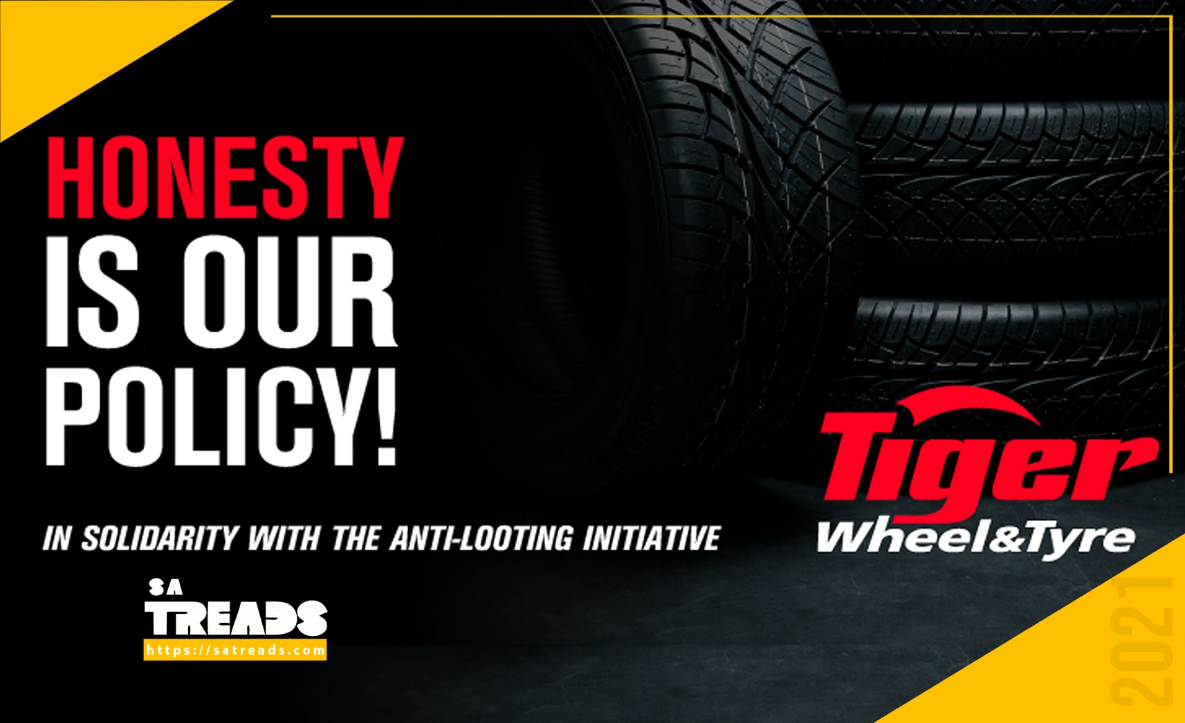 Tiger Wheel & Tyre to refuse to fit any looted tyres SA Treads