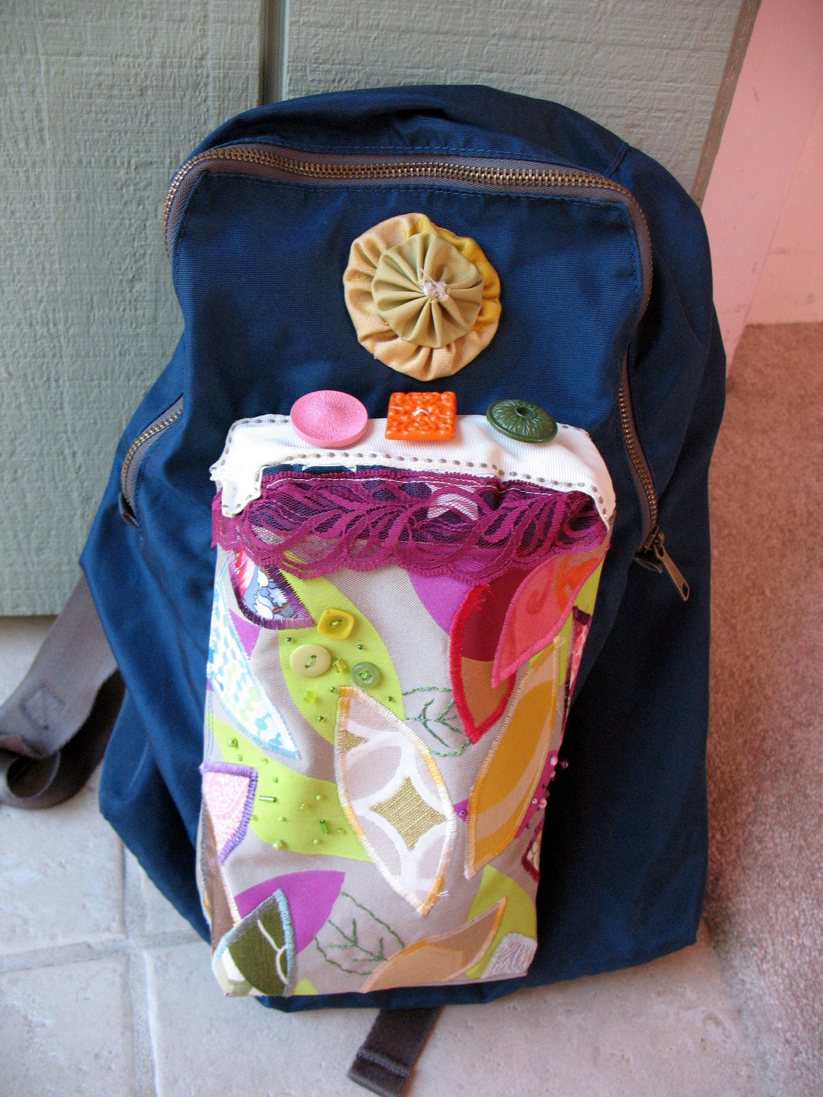 Wednesday Craft Backpack makeover, Stage II Lisa Hsia