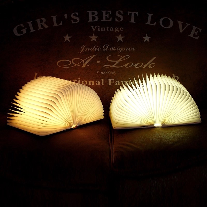 Book Night Light Table Lamp Satulight