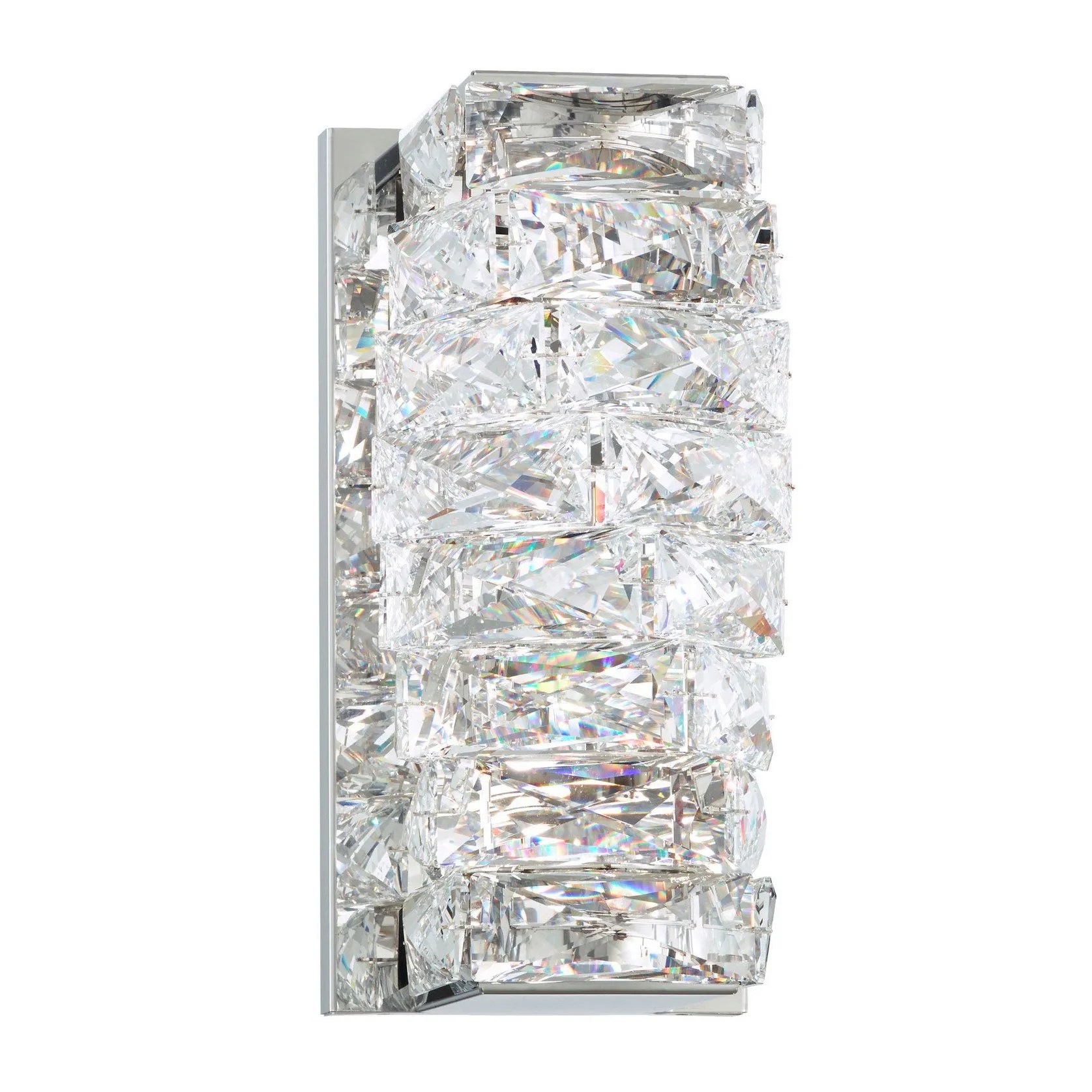 Laminated Crystal Wall Sconce Satulight
