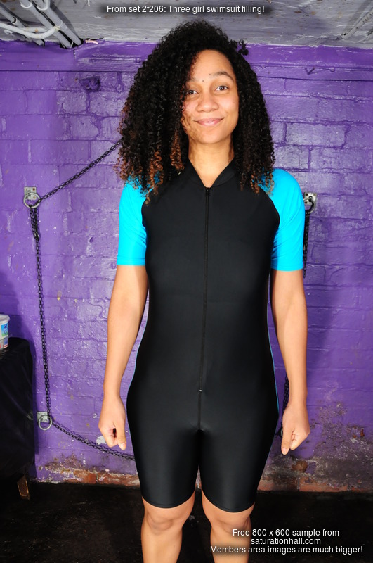 Three girl swimsuit filling! Legsuit vs swimsuit vs surf suit get