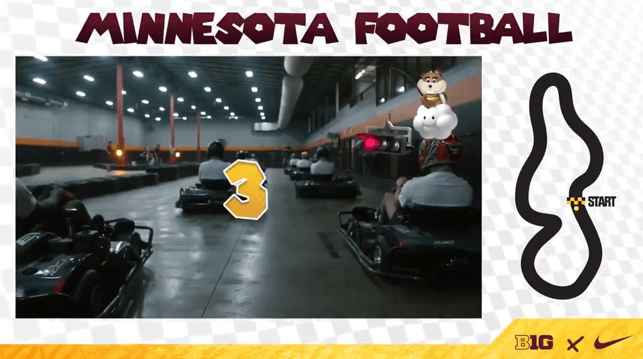 WATCH Minnesota shares awesome 'Mario Kart'themed video after team go