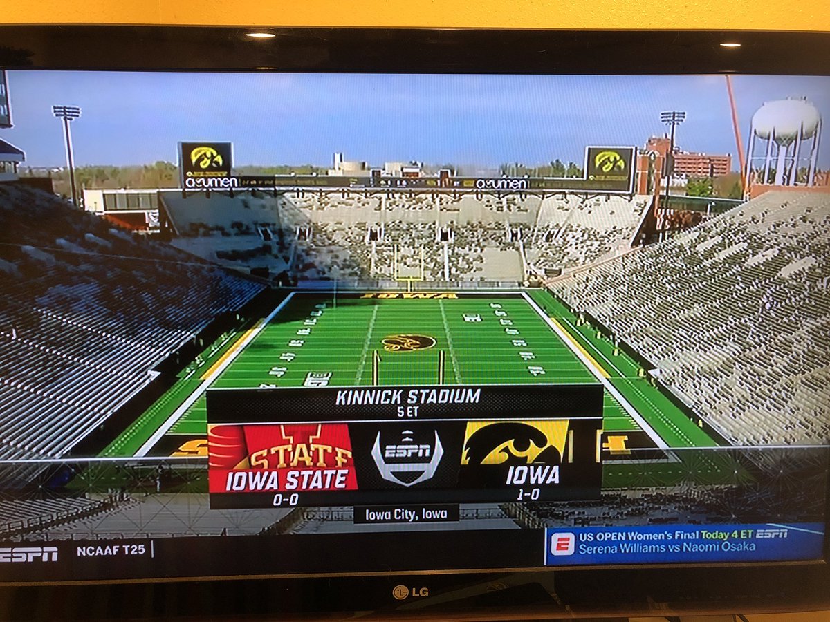ESPN's College GameDay uses old shot of Kinnick Stadium to represent it