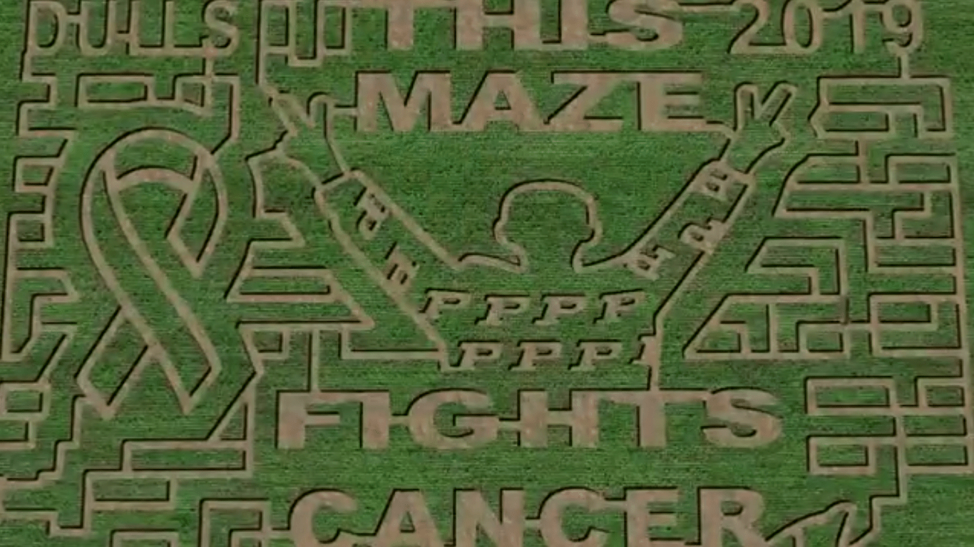 WATCH Indiana corn maze honoring Tyler Trent with incredible design