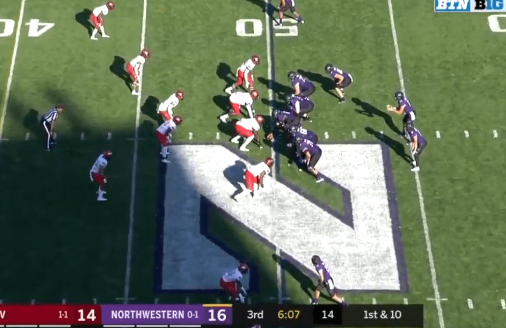 WATCH Northwestern's Hunter Johnson throws 50yard bomb for first TD