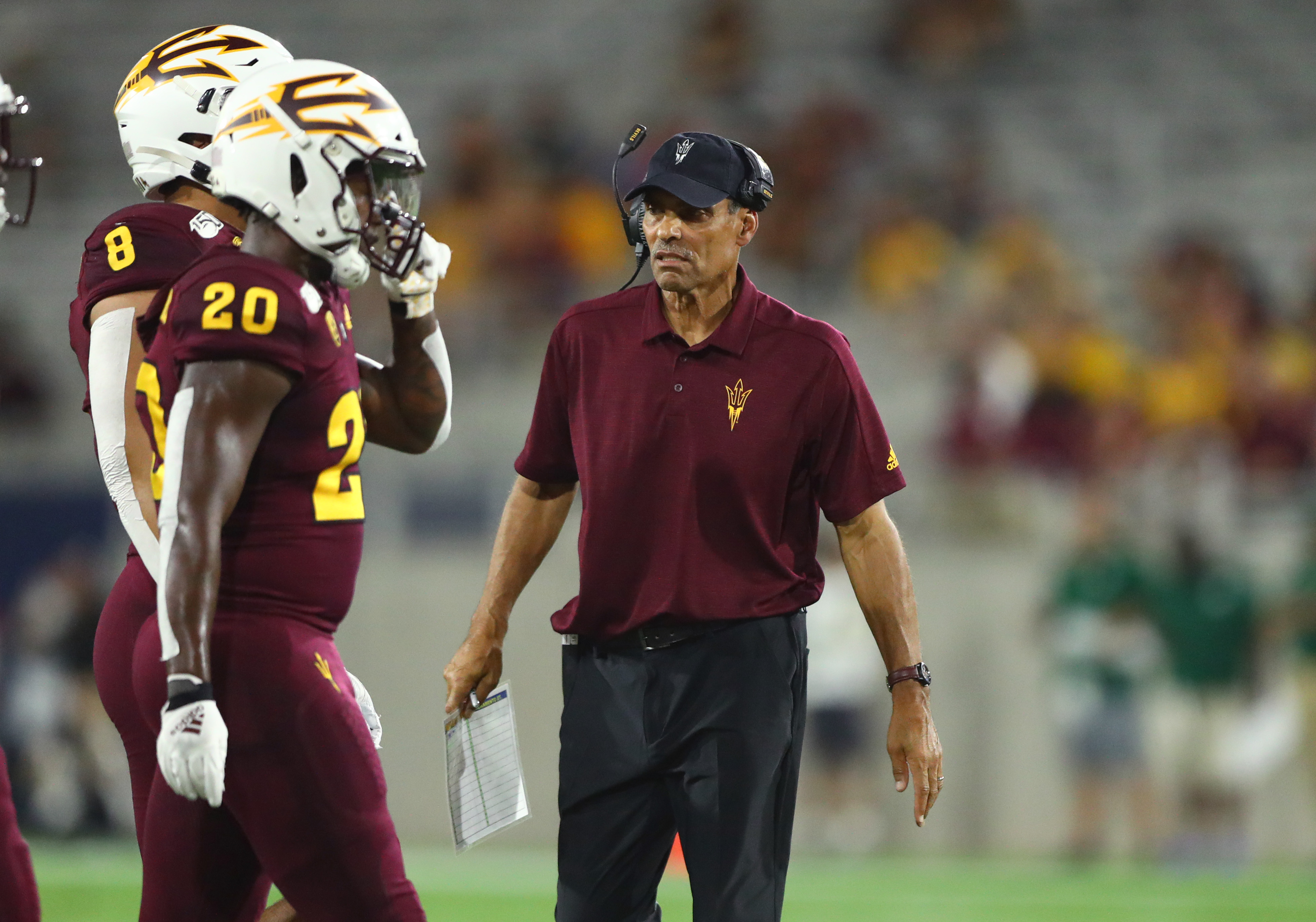 Herm Edwards says 'patience is key' when going up against physical