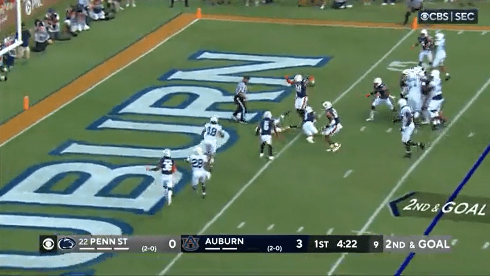 Sean Clifford puts Penn State on the board versus Auburn