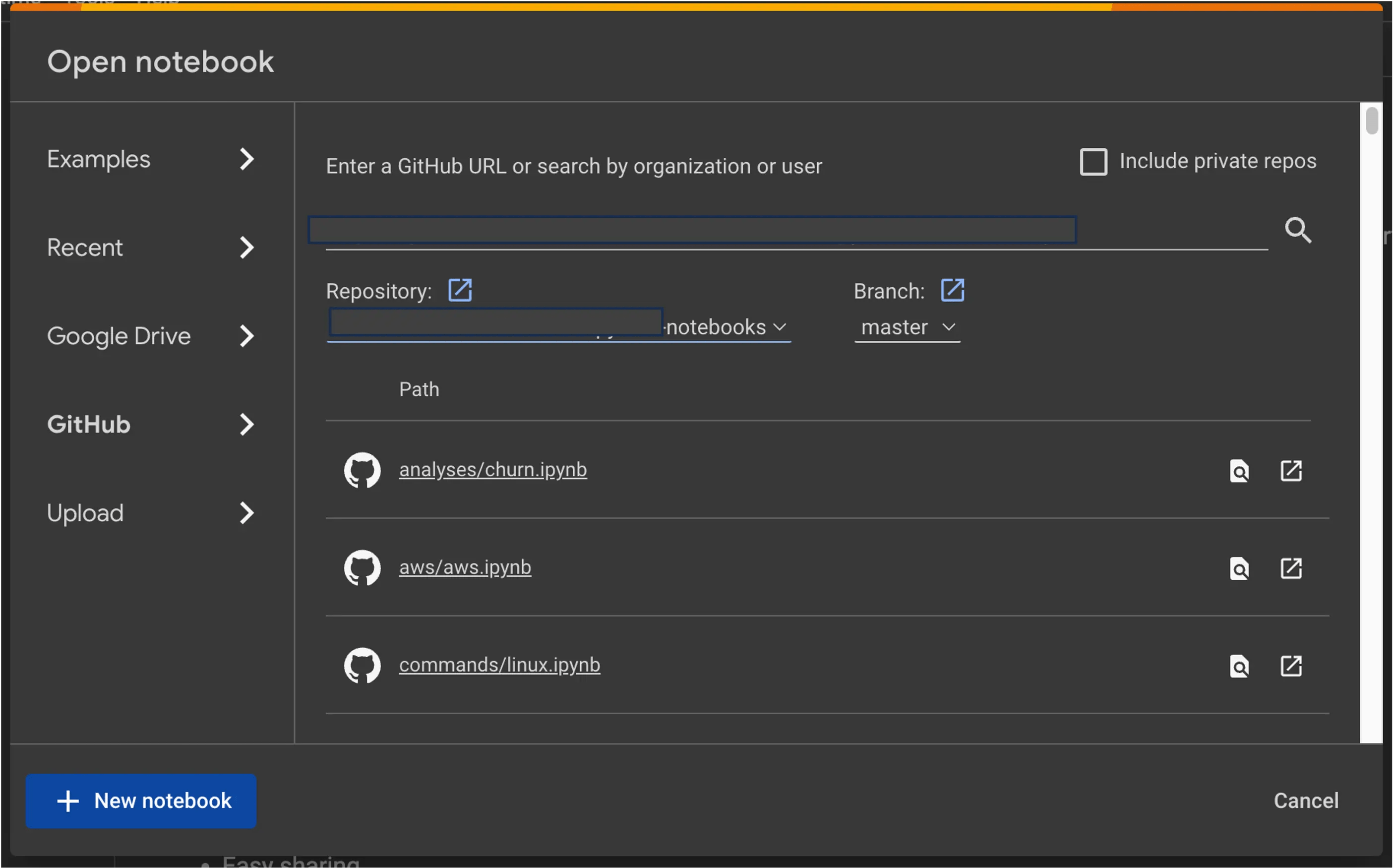 How Can I Run Notebooks of a Github Project in Google Colab Saturn