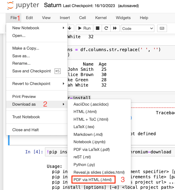 How to Export Jupyter Notebook as PDF Saturn Cloud Blog