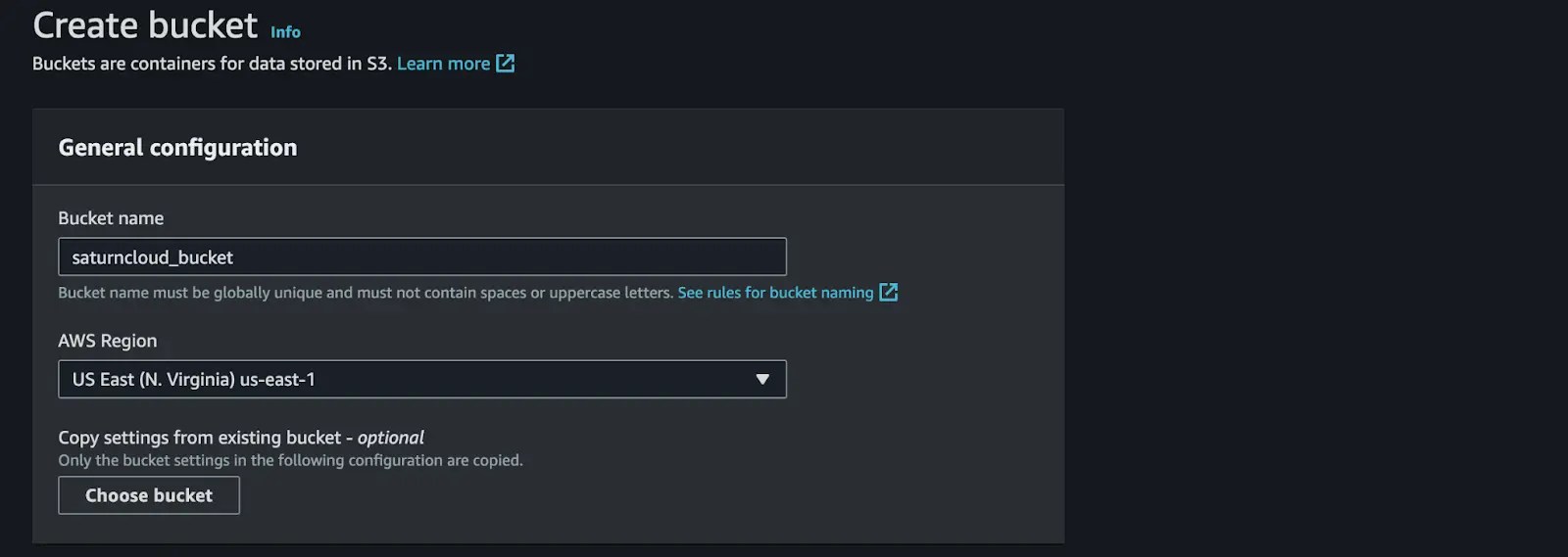 S3 Bucket Saturn Cloud