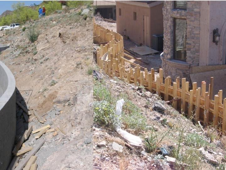 Radius Retaining Wall Concrete Contractor Phoenix Arizona