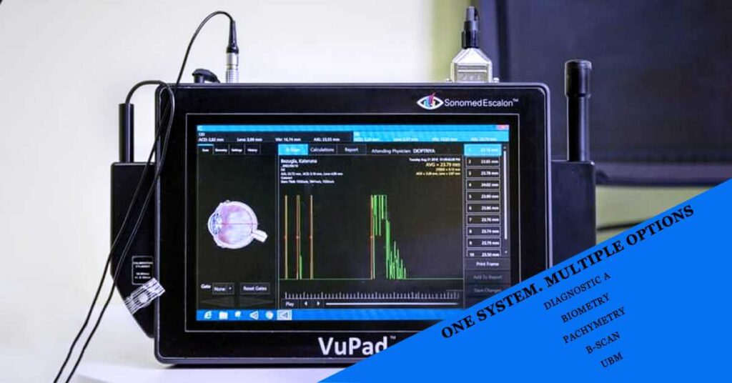 Sonomed VuPad Portable Ultrasound Saturn Optical