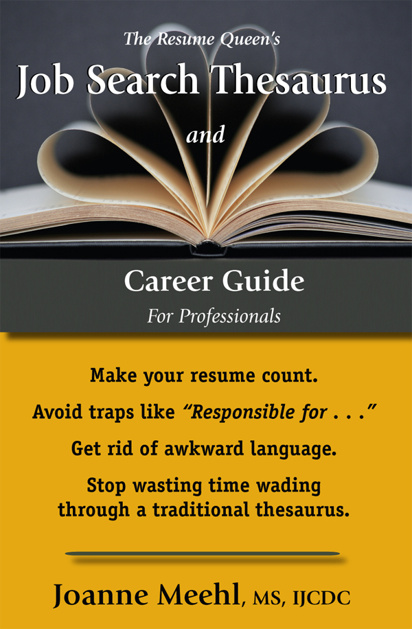 Job Search Thesaurus and Career Guide Satya House Publications