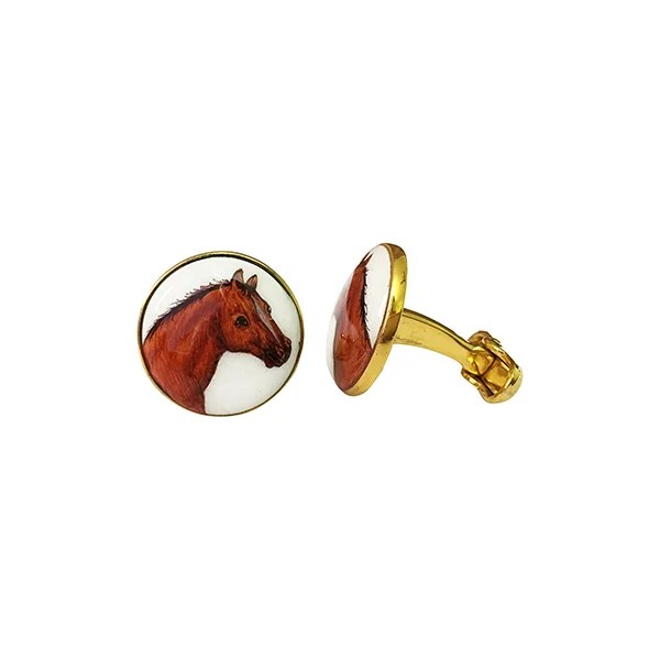 Hand Painted Exotic Animals Cufflinks Collection SatyaJohri