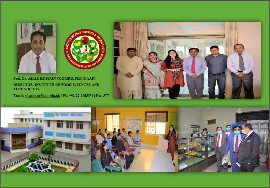 Institute of Food Sciences and Technology Sindh Agriculture University, Tandojam