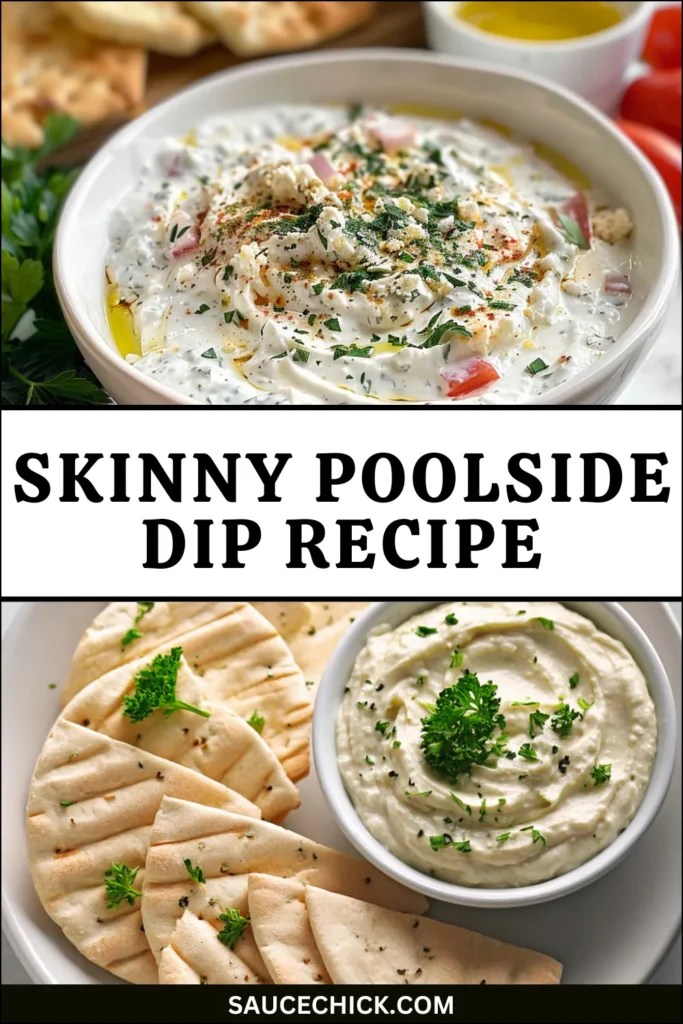 Skinny Poolside Dip Recipe Light & Refreshing Summer Snack