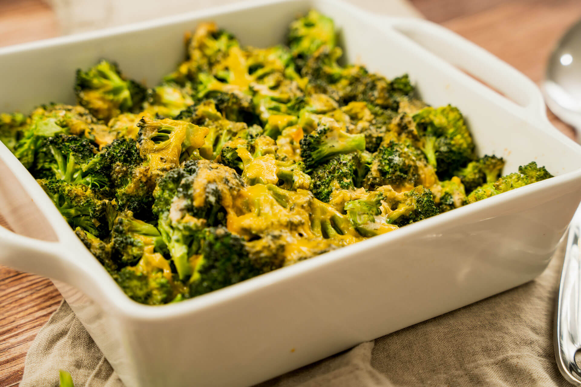 Baked Cheesy Ranch Broccoli Sauced by Sunday