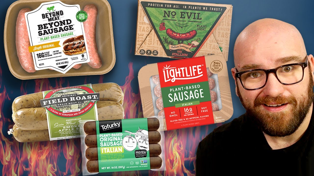 The ULTIMATE VEGAN SAUSAGE Taste Test Saucestache