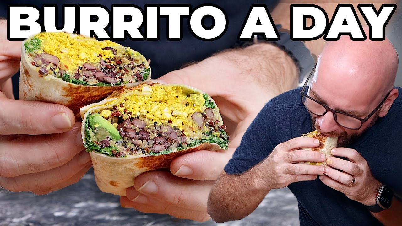The Simple Veggie Burrito I can eat ALL YEAR Saucestache