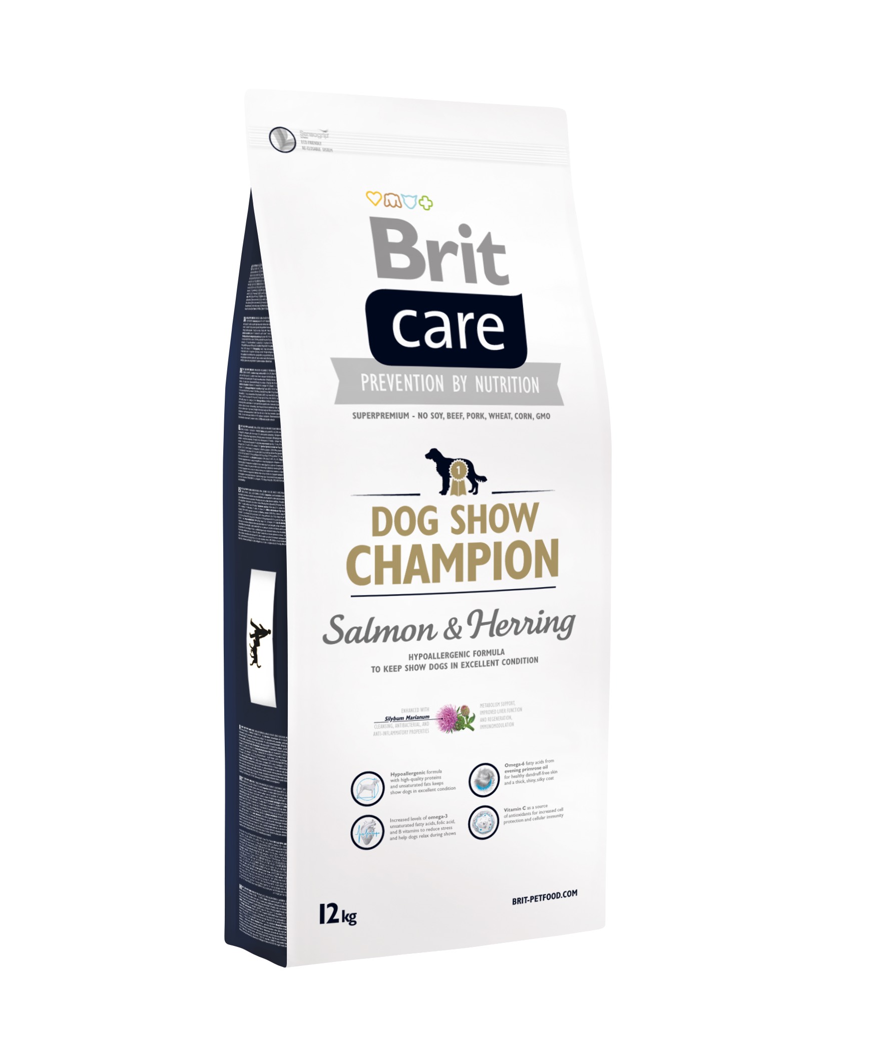Brit Care Dog Show Champion Salmon & Herring Formula Dog Food, 12 Kg