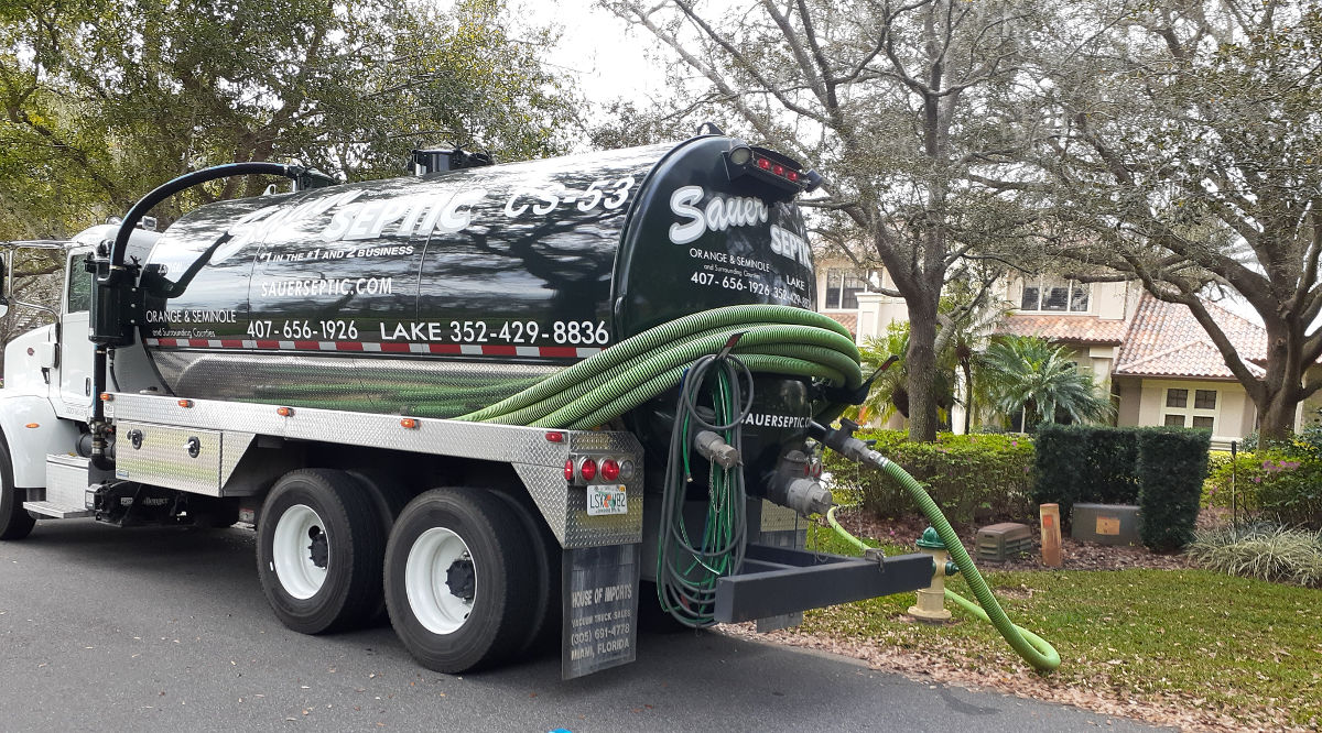 Septic Tank Pumping, Orlando, FL Sauer Septic