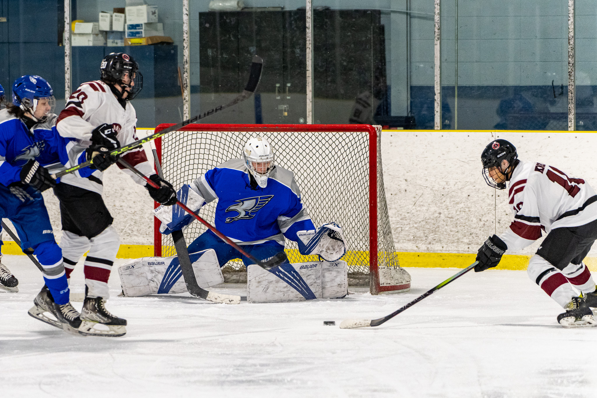 Knights Score a Narrow Win Over the Steelhawks in High School Action