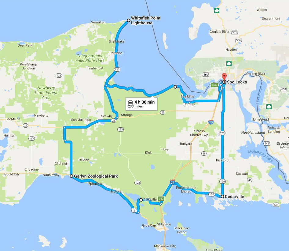 Motorcycle Routes Upper Peninsula Michigan Reviewmotors.co