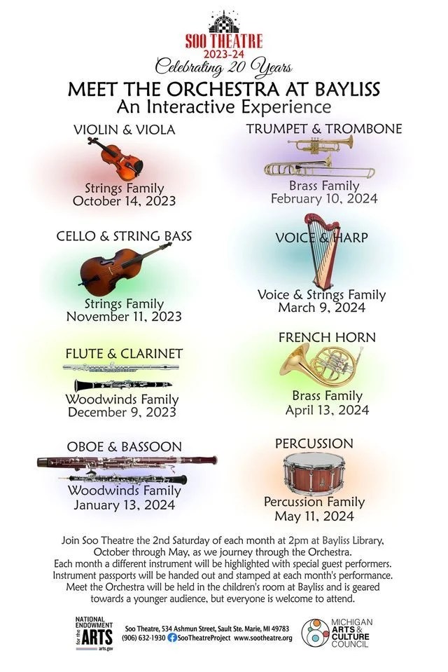 Meet the Orchestra at Bayliss French Horn Sault Ste Marie CVB