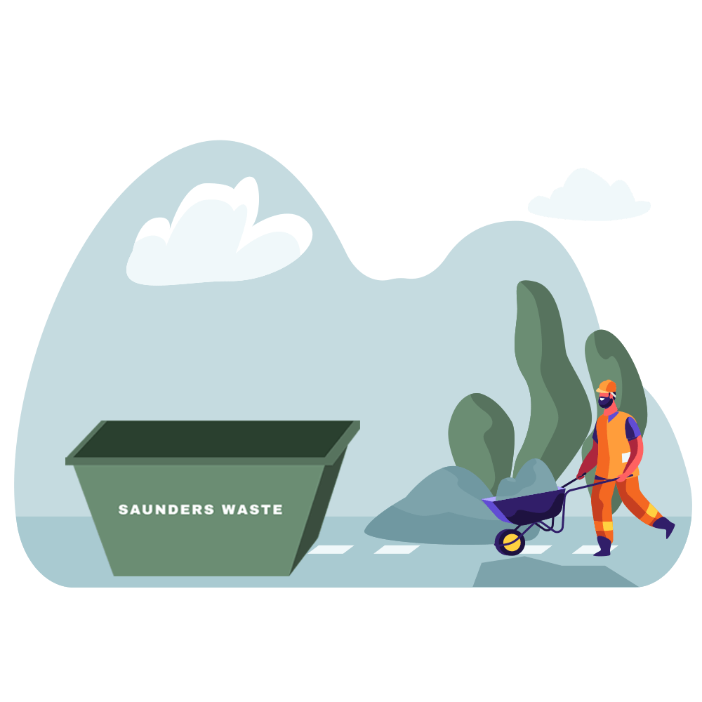 6m Skip Bin Hire Brisbane Saunders Waste