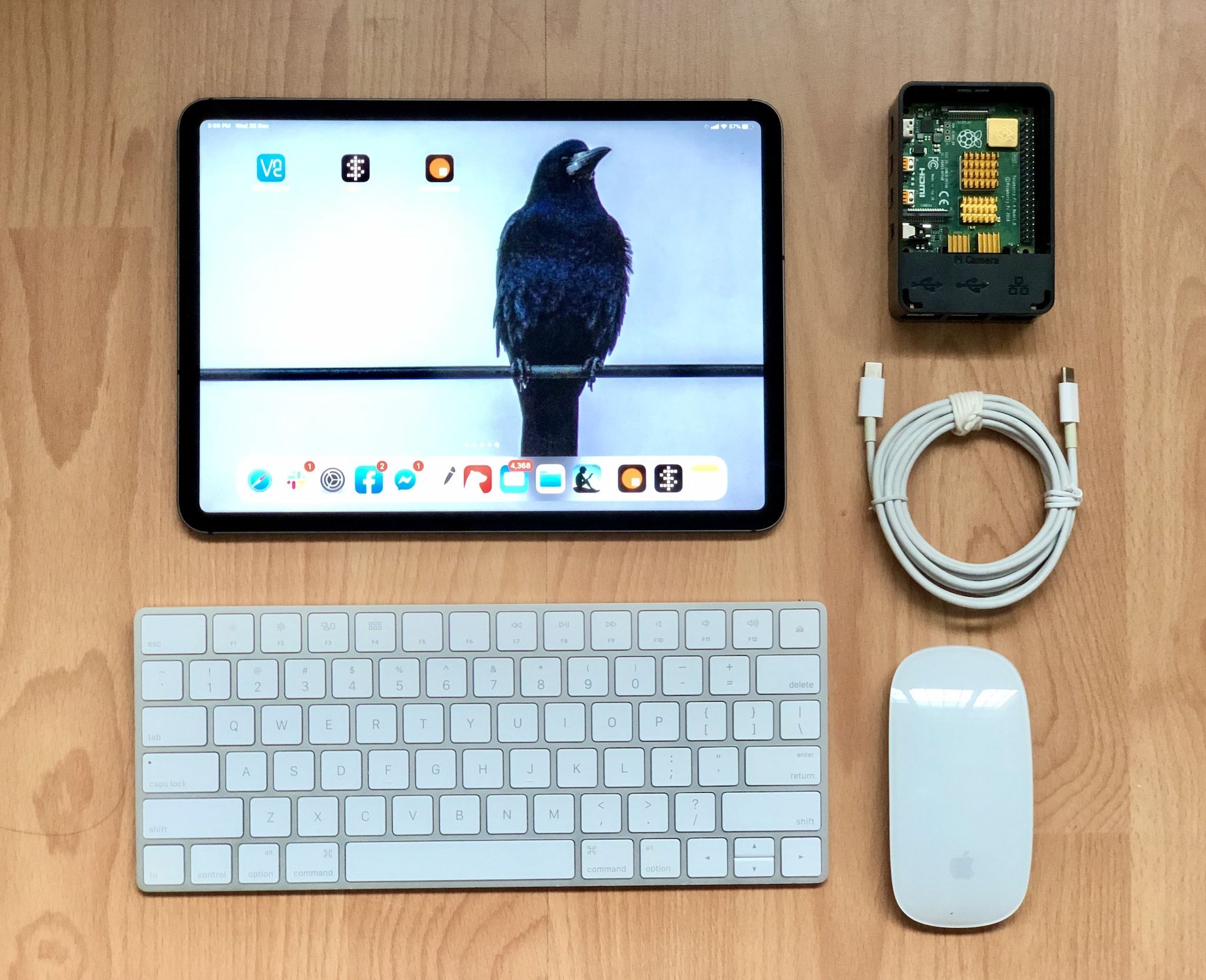 Setting up a Raspberry Pi 4 as an development machine for your iPad Pro