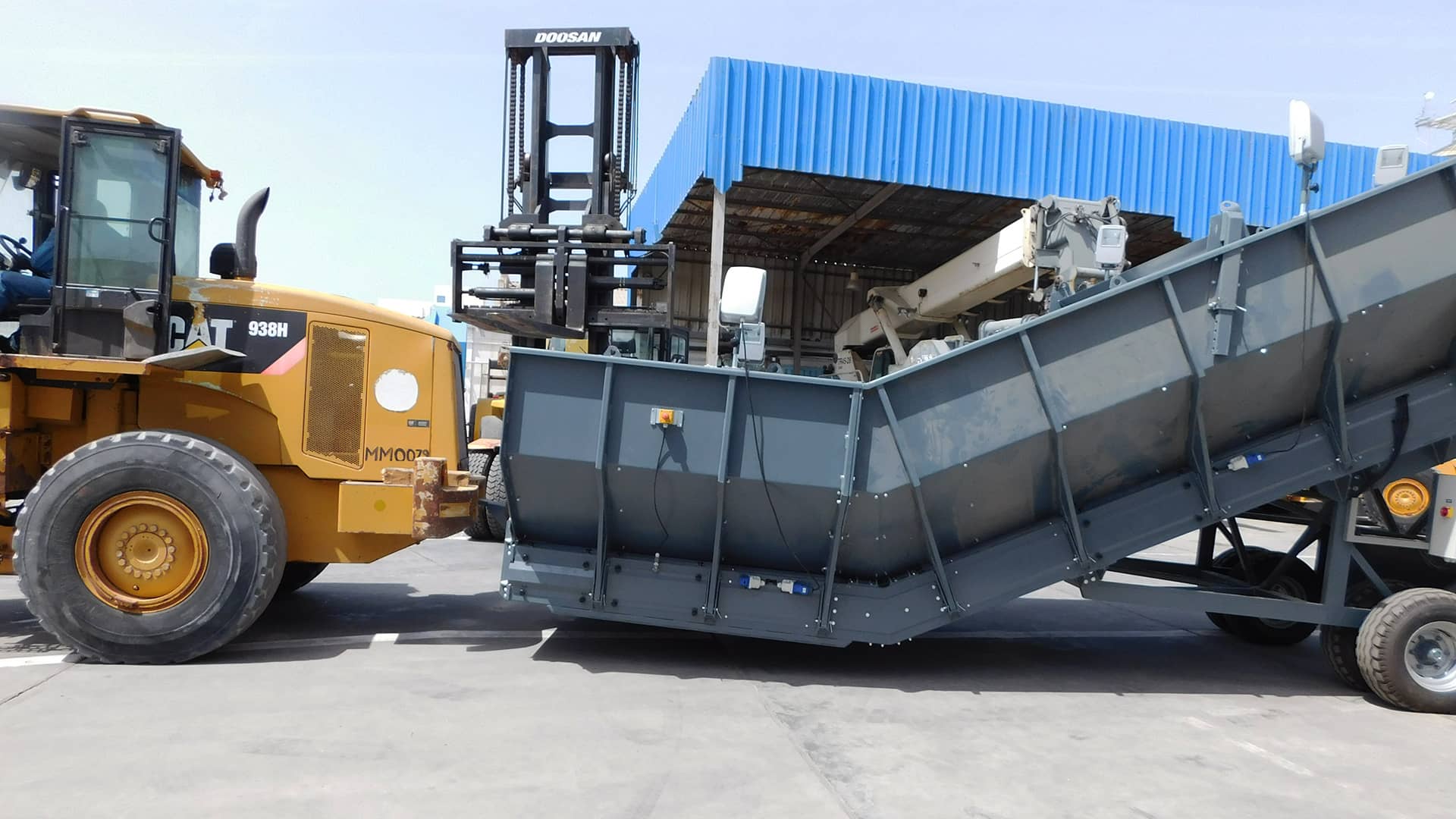 Receiving hopper SAUTEC