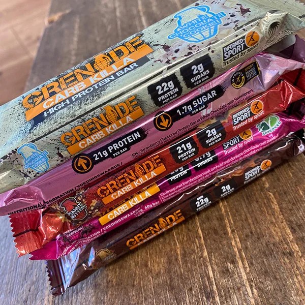 Grenade Bar (20g Protein Minimum per Bar) Savage Kitchen