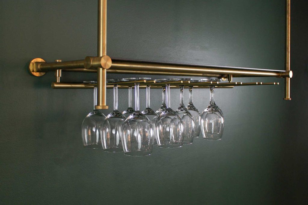 Maddox Drinking Glass Rack Savage Design