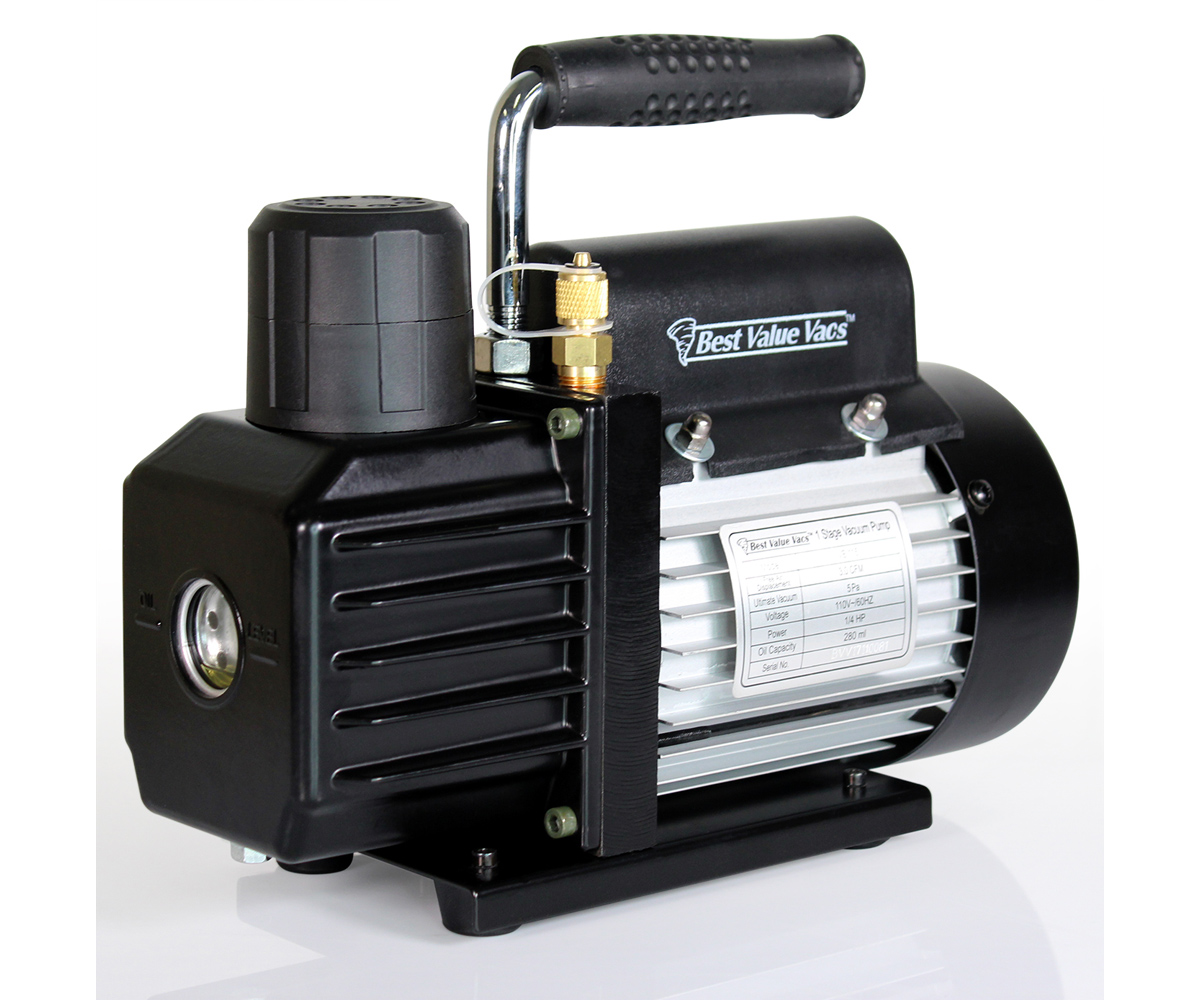 Best Value Vacs VE115 3 CFM Single Stage Vacuum Pump Savannah