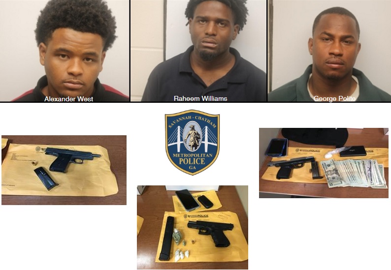 3 Arrests Made in 2 Savannah Neighborhoods SAVANNAH POLICE