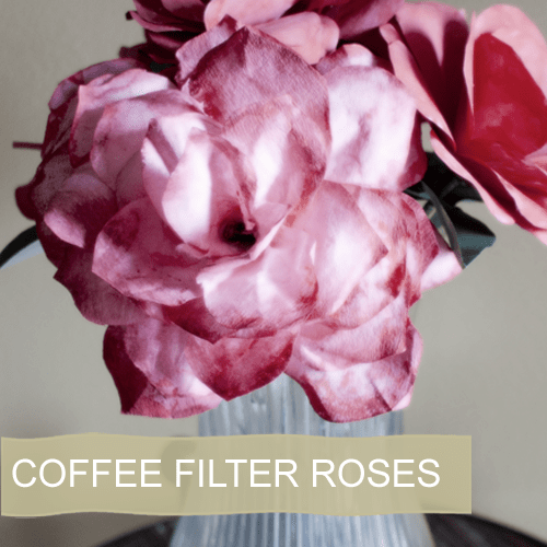 Coffee Filter Rose Tutorial