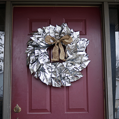 Z Gallerie Inspired Dollar Store Winter Wreath