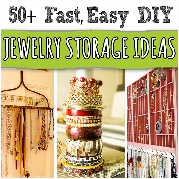 50+ Creative DIY Jewelry Organizers