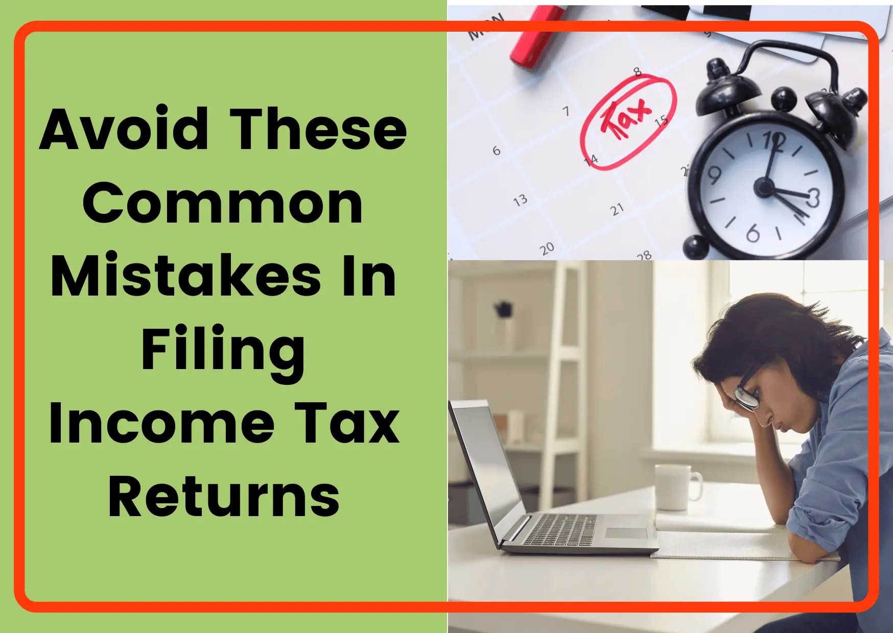 Avoid These Common Mistakes In Filing Tax Returns Save More Money