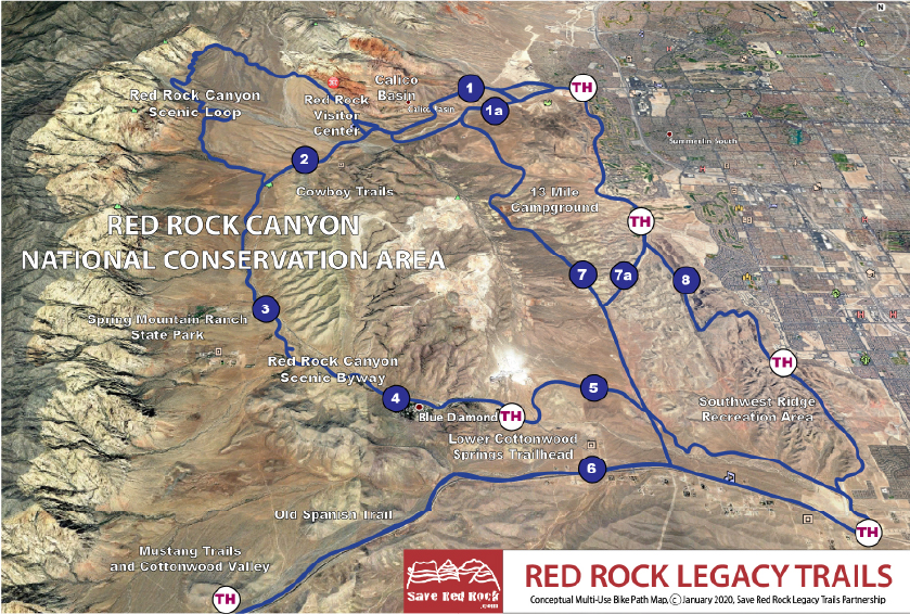 Red Rock Canyon Legacy Trail Given Top SNPLMA Priority Red Rock Legacy Trails