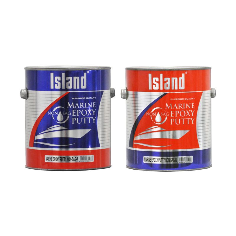 ISLAND EPOXY MARINE NONSAG PUTTY 18NSP GRAY GAL Savers Depot