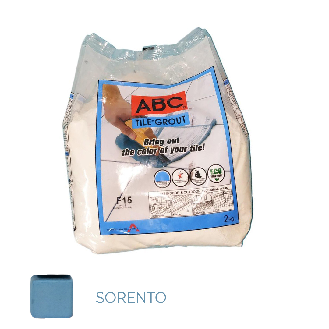 ABC TILE GROUT P8 2KG PREMIUM SORENTO BLUE 10/1 Savers Depot