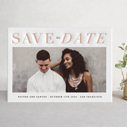 Save The Dates Modern Save The Dates