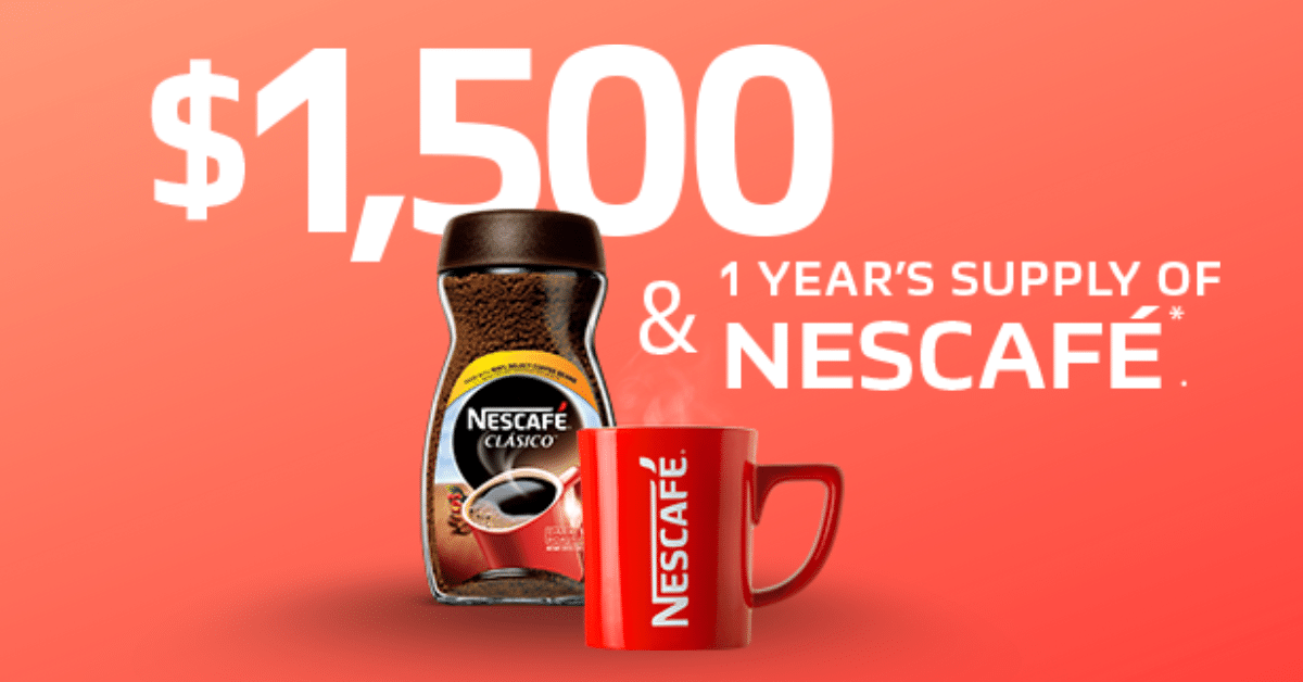 Participate & Win Free Nescafé Coupons, Gift Cards & More Savewall